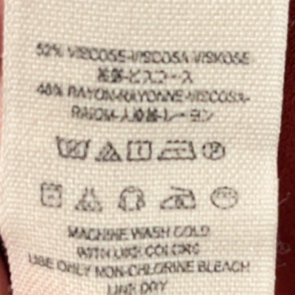 Free People This Town Red Long Sleeve Button-Down Shirt Dress - Picture 7 of 7